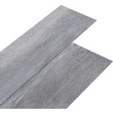 vidaXL podne obloge od PVC-a 5,02 m² 2 mm samoljepljive siva boja drva | shoptok.hr