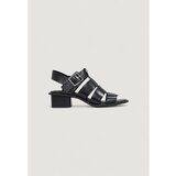 Calvin Klein Jeans Sandali & Odprti čevlji HEEL SQUARE MG BUCKLE YW0YW01708 Črna | Shoptok.si