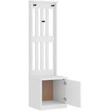  Drvo za dvoranu SANDNES bijelo 45x40x159,5 cm puno drvo bor | Eponuda.com
