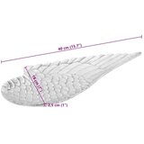  Košarice za voće 2 pcs Srebrno 40 x 18 x 2.5 cm Aluminij | shoptok.hr