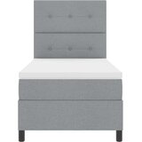  Krevet s opruga kutije Svjetlosiva 80 x 200 cm tkanina | Shoptok.si