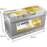 Akumulator VARTA Silver Dynamic AGM 12V 95Ah 850A (A5) | Eponuda.ba