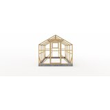  Drveni plastenik CASA L 2.6m x 4m, polykarbonat 4mm | shoptok.hr