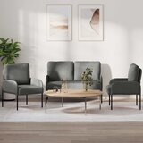 Setovi sofa 3 pcs Tamno siva 115 x 56 x 80 cm Šperploča | Eponuda.com