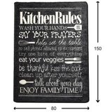 Conceptum Hypnose tepih (80 x 150) kitchen black | ePonuda.com
