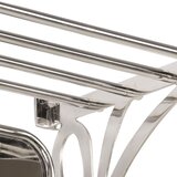  Stalak za prtljagu s vješalicama i zidnim ogledalom aluminijski | Eponuda.ba