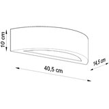  Sollux SL.SL.0874 - Zidna svetiljka ATENA 1xE27/60W/230V crna | Eponuda.com