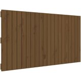 Maison Chic stensko posteljno vzglavje - vzglavna omarica - nočna omarica medeno rjavo 127,5x3x60 cm borovina, (21706912) | Shoptok.si