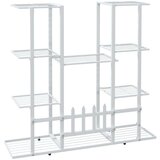  Stalak za cvijeće 94 5 x 25 x 89 cm bijeli željezni | shoptok.hr