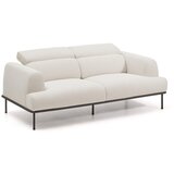 Kave Home Bež nastavljiva sedežna garnitura iz šenilje 214 cm Aurum – | Shoptok.si