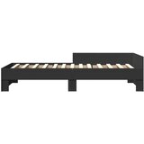  Okvir za krevet crni 90x200 cm konstruirano drvo | shoptok.hr