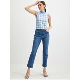 Orsay White-blue ladies checkered top - Women Cijene