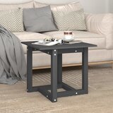  Stolić za kavu sivi 50 x 50 x 45 cm od masivne borovine | Eponuda.com