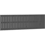  Stensko posteljno vzglavje sivo 185x3x60 cm trdna borovina, (20739391) | Shoptok.si