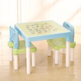 Kondela Otroški komplet 1 + 2, modra/zelena/bela, BALTO | Shoptok.si