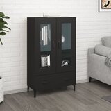 Maison Chic Komoda - Predalnik črna 70x31x115 cm inženirski les, (21715687) | Shoptok.si