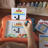Woopie Montessori magnetna ploča za djecu MagPad, crveni dinosaur | shoptok.hr