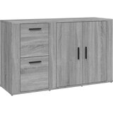  Komoda sivog hrasta sonome 100x33x59,5 cm od konstruiranog drva | Eponuda.com