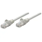 325950 RJ45 mrežni kabel, Patch kabel cat 5e U/UTP 10.00 m siva 1 St.