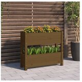  Visoka greda meo rjava 77x25x66 cm trdna borovina Cene
