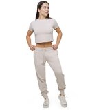 GymBeam ženska majica agile cropped desert | ePonuda.com