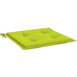 vidaXL Jastuci za vrtne stolice 6 kom zeleni 40 x 40 x 3 cm od tkanine | shoptok.hr