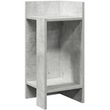  Pomoćni stolić s policom siva boja betona 25,5x27x60 cm | Eponuda.com