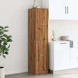 vidaXL Lekarniška omara artisan hrast 40x41x174,5 cm inženirski les | Shoptok.si