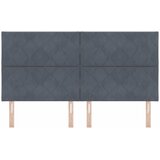  Uzglavlje Tamno siva 180 cm Baršun | shoptok.hr
