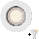 Philips LED RGBW prigušiva ugradna stropna svetiljka PERIDOT 1xGU10/6W/230V bela + daljinski upravljač Cene