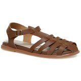 Butigo Sandals - Brown - Flat Cene