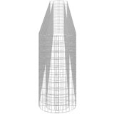  Gabionska povišena gredica od pocinčanog željeza 610x50x100 cm | shoptok.hr