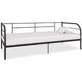  Okvir za dnevni ležaj crni metalni 90 x 200 cm | shoptok.hr