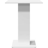 Bistro stol bijeli 60 x 60 x 75 cm od konstruiranog drva | shoptok.hr