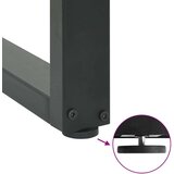  Noge za stolić u obliku slova U 2 kom antracit 30x(30-31) cm | shoptok.hr