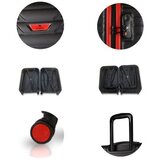Zoozie Bags set kofera 5769, 2 dijela, crni | Eponuda.ba
