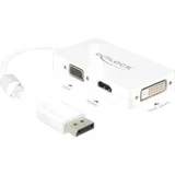 Delock DisplayPort / VGA / HDMI / DVI Adapter [1x Muški konektor DisplayPort - 1x Ženski konektor VGA, Ženski konektor HDMI, Žen