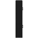  Kabineti 2 kosa Črna Oreh 69,5x34x180 cm Inženirski les | Shoptok.si