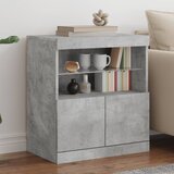 The Living Store Komoda z LED lučkami betonsko siva 60x37x67 cm - Komoda, (21661269) | Shoptok.si