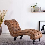 vidaXL ležaj od umjetne brušene kože smeđi | shoptok.hr