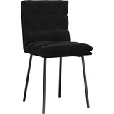  Blagovaonske stolice 2 kom crne baršunaste Black | shoptok.hr