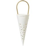 Kähler Design Bela keramična viseča dekoracija Cone, višina 14,5 cm Cene