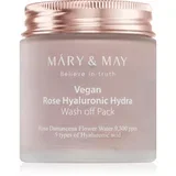 Rose Hyaluronic Hydra Wash off Pack intenzivno vlažilna maska za obraz s pomirjajočim učinkom 125 g