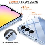 Techsuit Shockproof Clear Silicone prozorna maskica odporna na udarce za Samsung Galaxy A25 5G | Shoptok.si
