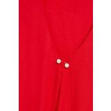 Marisse Red Viscose Shirt | shoptok.hr