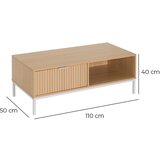 Casa Selección Stolić za kavu u prirodnoj boji 50x110 cm Mid-Lines – | shoptok.hr