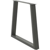  Noge za jedilno mizo v obliki črke V 2 kosa antracit 80 x (72-73,3) cm jeklo, (22123443) | Shoptok.si