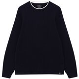Pull&Bear Pulover mornarska / bela | Shoptok.si