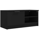 Maison Chic TV omarica - TV enota - Televizijska omarica črna 80x35x36,5 cm konstruiran les, (21700197) Cene