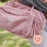 Doomoo torba za previjanje Fluffy - Corduroy Pink | shoptok.hr